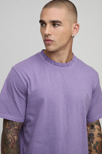 Printed 100% Cotton Men's T-Shirts with Medium Weight Fabric High Quality <b>Tshirts</b> For Men - Product Image 3