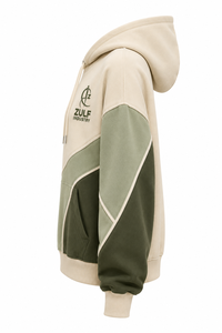 Sweat-shirt à capuche surdimensionné en polaire respirant pour femme, avec blocs de couleur, service OEM ODM - Product Image 3