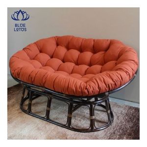 ข้อเสนอพิเศษ  เก้าอี้ปาปาซาน 2026 โครงไม้ไผ่ เบาะนุ่มสบาย สำหรับนั่งพักผ่อนและอ่านหนังสือ ขนาดกะทัดรัด ทนทาน - Product Image 4