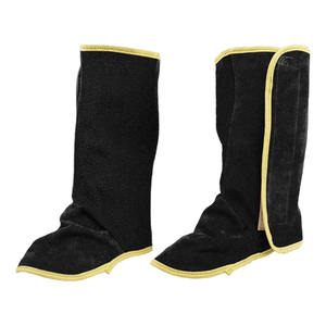 Protège-chaussures en cuir de vachette longs, résistants à la chaleur, pour soudeurs - Vente en gros, best-seller - Product Image 1