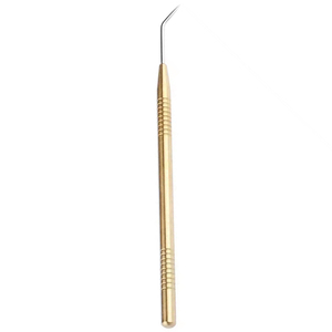 Outil de lifting des cils et des sourcils en acier inoxydable avec revêtement couleur personnalisé, peigne séparateur en métal avec logo personnalisé pour le bricolage à domicile - Product Image 1