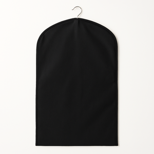 Couverture de vêtements imprimée de logo personnalisé de qualité supérieure Sac de rangement anti-poussière Sac de vêtements en mousseline pliable non tissé écologique - Product Image 2