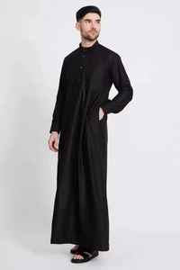 Ropa Islámica Masculina de Moda, Thobe Jubba con Cuentas, Informal, de Alta Calidad, Superventas, Poliéster - Product Image 5