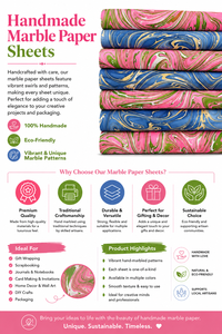 Premium Block Printed <b>Handmade</b> <b>Paper</b> Sheets crafted by artisans for stationery packaging crafts and gifting - Product Image 5
