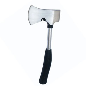 Hache de Bâtisseur Industrielle en Acier Inoxydable, Tête à Pointe Plate, Manche en Alliage d'Aluminium, Longueur Totale 400mm - Product Image 6