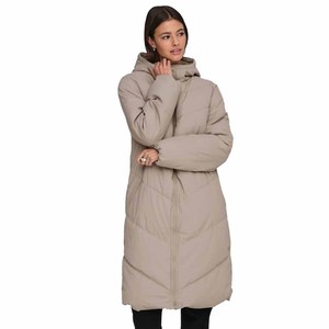Abrigo largo acolchado con capucha para mujer, chaqueta de invierno gruesa con cremallera, abrigo exterior acolchado - Product Image 4