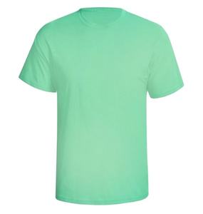 เสื้อยืดผู้ชาย คอกลม สีพื้น ขายส่ง OEM ผ้าฝ้าย 100% แขนสั้น คุณภาพพรีเมียม รับออกแบบ+โลโก้ - Product Image 2