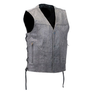 Premium Quality Leather <b>Vest</b> Modern Design Leather <b>Vest</b> Wholesale Price Comfortable Leather <b>Vest</b> For Men - Product Image 4