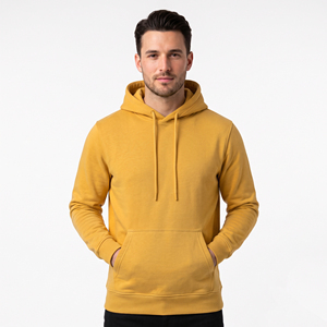 Sudadera con capucha de alta calidad, ligera, con estampado puff, 100% algodón para hombre, para invierno, talla grande. - Product Image 4