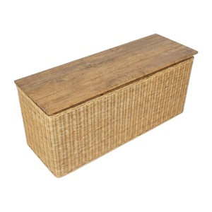 Sunshine Rattan <b>Storage</b> Trunk Kids Furniture Kids Room Sunburst Woven Toy <b>Box</b> Factory Price High Quality Wholesale Hot Sale - Product Image 1