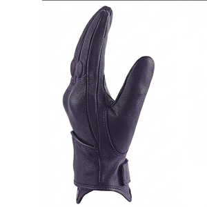 Motorcycle Gloves Motocross Fingerless Riding Gloves for Men Casual Leather Full Finger Racing Gloves With Button Closure Non - Product Image 4