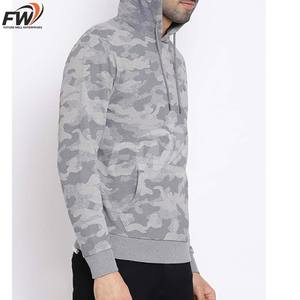 เสื้อฮู้ดดี้ผ้าเทอร์รี่แบบเรียบ หนานุ่ม สกรีนโลโก้ได้ตามต้องการ สำหรับผู้ชาย - Product Image 3