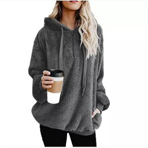 Sudadera con capucha gruesa para mujer, ropa para Parte Superior Femenina, de invierno, nueva colección - Product Image 6