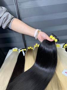 Luxury Quality Black Grade Vietnamese Virgin Hair Natural Straight Healthy Ends Super Double Drawn Bulk Soft Shiny No Shedding - Product Image 3