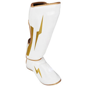 Espinilleras Personalizables para Adultos de Muay Thai, Impermeables, de PU, para Entrenamiento, con Logotipo Personalizado, Calentadores de Piernas para Boxeo - Product Image 3