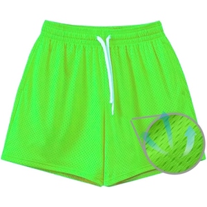 Pantalones Cortos Deportivos de Malla para Hombre OEM, Logotipo Personalizado, Transpirables, de Secado Rápido, para Correr, Gimnasio, Diseño Atlético Ligero - Product Image 1