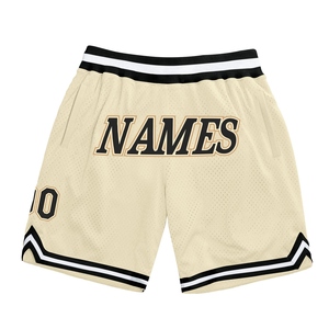 Custom Eco-Friendly Custom Black-<b>Old</b> Gold Authentic Throwback Basketball <b>Shorts</b> - Product Image 1