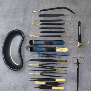 Kit de microcirugía periodontal con instrumentos dentales recubiertos en negro y dorado de ECHELON SURGICALS - Product Image 6