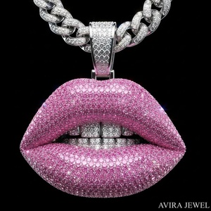 Pendentif Hip Hop en Argent Massif 925, Moissanite Givrée 10 Carats, Breloque Étoile Rotative, Plaqué Or Jaune, Sans Nickel, Bijoux de Fête - Product Image 1