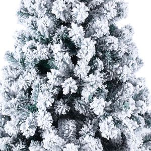 Albero di Natale floccato da 1,8 m con 1202 rami e luci integrate - Product Image 5