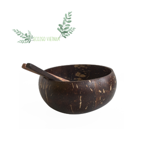 100% Natural Coconut Shell Bowls - Eco-Conscious Natural Kitchenware Bowls With Custom Logo And High Quality by Eco2go Vietnam - Product Image 1
