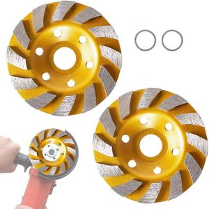 Meule à béton de 100mm de haut Segments diamantés OEM disque abrasif personnalisable meuleuse à main sol marbre maçonnerie Surface - Product Image 4