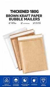 Sobres de Papel Kraft Blanco Reciclado para Envíos, Embalaje Ecológico al por Mayor, Bolsas de Correo con Burbujas, Sobres para Envíos Express - Product Image 6