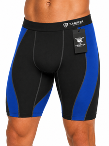 Shorts de compression décontractés pour hommes en toile écologique, séchage rapide, respirants, anti-humidité, pour la gym et le sport - Product Image 1