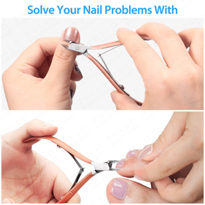 Coupe-cuticules professionnel en acier inoxydable, coupe-ongles de précision pour les ongles des doigts et des orteils, outil de manucure et de pédicure - Product Image 6