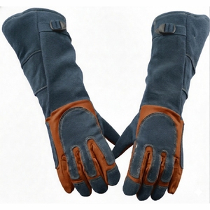 Industrial Grade Welding <b>Gloves</b> Heat Resistant Leather <b>Gloves</b> for Professional Welders Protection - Product Image 2