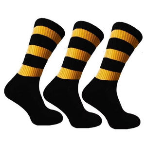 Nouvelle conception de chaussettes de sport unisexes en coton antidérapantes pour le football, le baseball, le yoga, la randonnée, respirantes, décontractées, chaudes, pour l'automne - Product Image 1