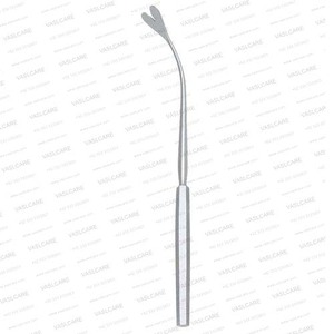 Écarteur d'épiglotte Reichert 24 cm – Instruments ORL – Outil d'exposition endolaryngée et pharyngée de haute précision 9,5 pouces par Vaslcare - Product Image 1