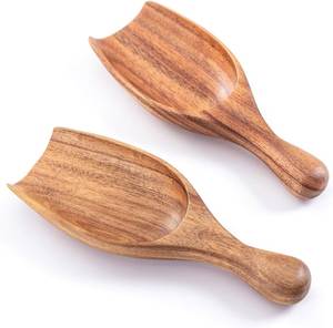 Cuchara Medidora de Café de Madera Natural, Diseño Clásico, Ecológica, Mango Largo, Duradera, Reutilizable, Utensilio de Cocina (Capacidades de 10-30 ml) - Product Image 2