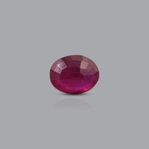 3.71 Carat Oval Cut Natural Ruby Loose Gemstone for Fine Jewelry - Product Image 2