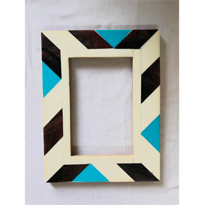 Unique Fractal <b>Wood</b> <b>Picture</b> <b>Frame</b> Woven Copper Mesh Photo <b>Frame</b> Antique Tabletop Art <b>Frames</b> Wholesale Nordic Luxury Home Decor - Product Image 3