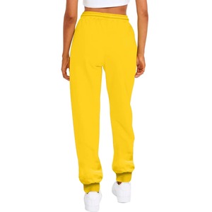 Pantalones Deportivos Personalizables para Mujer, Cintura Alta, Cordón Ajustable, Corte Regular, Tela de Forro Polar de Poliéster Ecológico para Gimnasio y Uso Casual - Product Image 6