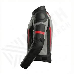 Chaqueta de Motociclista de Cuero Genuino para Hombre de la Mejor Calidad, Nueva Colección de Invierno, Chaquetas de Motocicleta con Protecciones Desmontables Personalizadas - Product Image 3