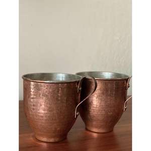 แก้วทองแดงโบราณและชุดของขวัญแก้วน้ำชา กาแฟ แก้วแฟนซี ใช้ซ้ำได้ ปลอดภัยสำหรับเครื่องล้างจาน อุปกรณ์ครัว - Product Image 5