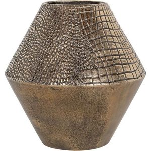 Vase de table en aluminium à motif ondulé Art Déco pour la décoration de salon, taille personnalisée disponible, Inde - Product Image 6