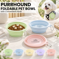 Bol pliable pour animaux de compagnie Pastel