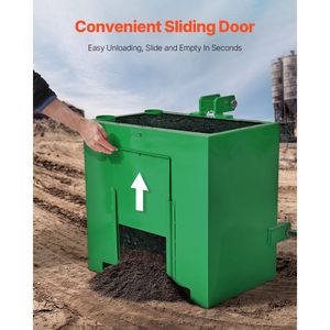 Contenitore per Zavorra Resistente alla Corrosione, a 3 Punti, Categoria 1, per Trattore, Capacità di Carico 800 libbre, con Ricevitore Gancio Traino da 2 Pollici, Scatola Zavorra Spessa - Product Image 5