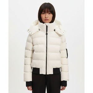 Oferta Especial: Abrigos de Invierno para Mujer de Tallas Grandes con Capucha y Cremallera, de Piel de Oveja Reversible y Poliéster Grueso, con Forro de Piel de Zorro, Talla Personalizada - Product Image 5