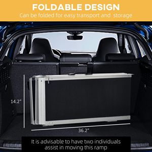 Rampa Portatile per Sedia a Rotelle: Dispositivo Ausiliario Essenziale per un Facile Accesso - Product Image 6