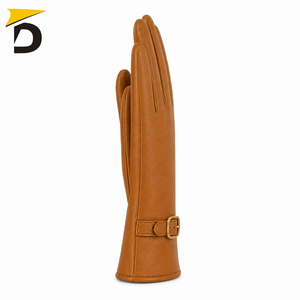 Guantes de Cuero para Mujer de Alta Calidad, Personalizados OEM, para las Cuatro Estaciones, Transpirables, Casuales, Resistentes al Viento, Cálidos y a la Moda - Product Image 2