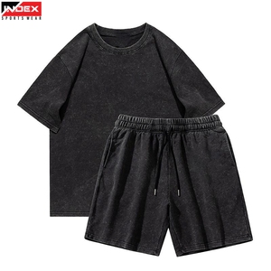 Conjunto Deportivo de Camiseta y Pantalones Cortos para Hombre, Diseño Moderno, Ropa Deportiva de Verano para Gimnasio, Running y Entrenamiento, Tela Transpirable, Proveedor Mayorista - Product Image 1