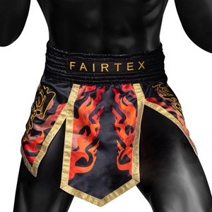 กางเกงมวยไทยซับลิเมชั่นผ้าซาตินสำหรับฝึกซ้อมและแข่งขัน Fairtex กางเกงมวยไทยสั่งทำพิเศษ - Product Image 3