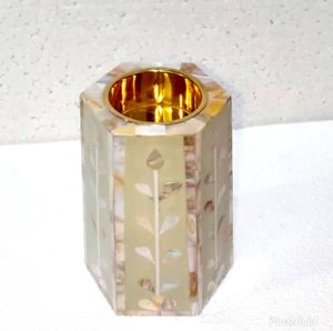 Nouvelle tendance conception personnalisée encens Bakhoor brûleur bois résine support mère perle métal thé léger parfumé caractéristiques religieux - Product Image 4
