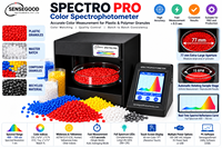 Spektrofotometer Warna Sensegood SpectroPro untuk Pencocokan Warna Granul Polimer Plastik