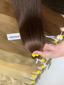 Extensiones de Cabello Humano Virgen Vietnamita NASA al por Mayor, 100g, Trama Única, Puntas Completas, Todos los Colores - Product Image 6