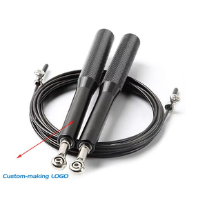 Custom Logo Free Adjustable Fitness Metal Aluminium Bearing New Speed Yellow PVC Skipping Jump Rope Top Quality 2026 - Product Image 3